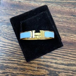 White Hermes bangle - SH size